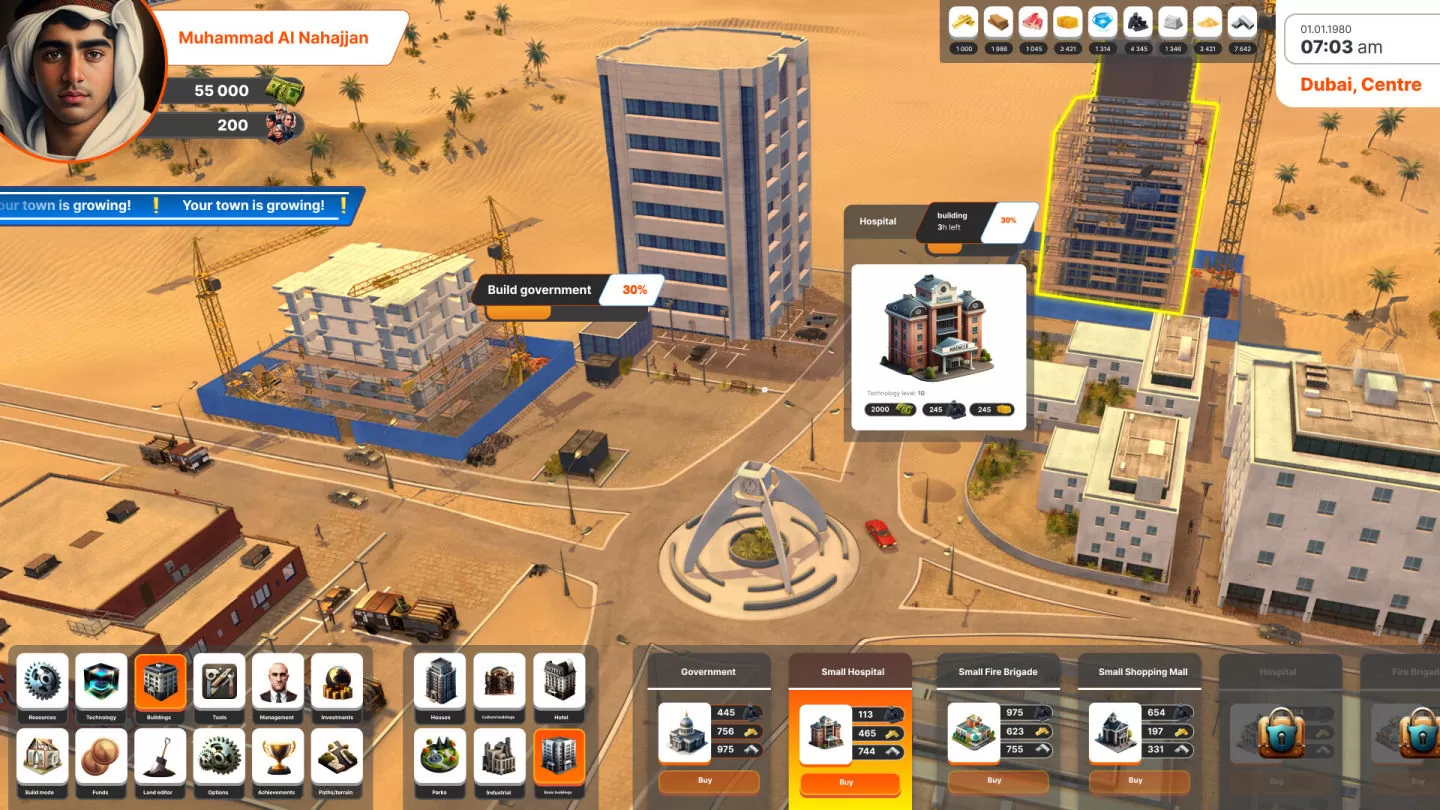 《Dubai Simulator 杜拜模擬器》建設模擬新作發表，打造屬於自己的夢想之城