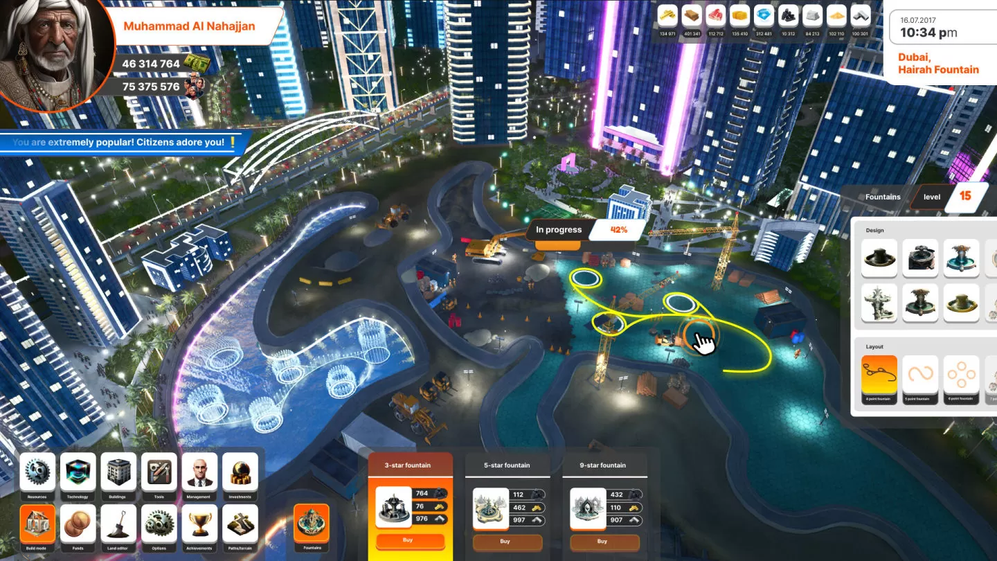 《Dubai Simulator 杜拜模擬器》建設模擬新作發表，打造屬於自己的夢想之城