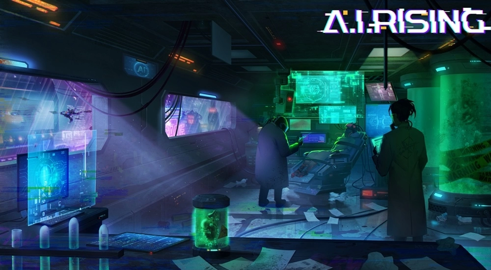 賽博龐克都市建設遊戲《A.I Rising 數據戰爭》在Kickstarter展開募資
