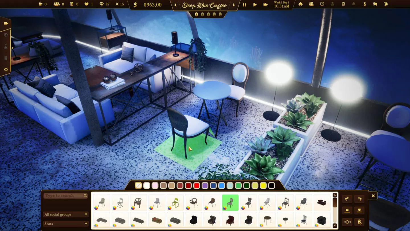 Steam 咖啡店經營模擬《Espresso Tycoon》發售日公開，開發原創口味成為咖啡大亨！