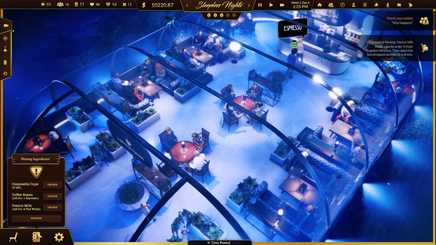 Steam 咖啡店經營模擬《Espresso Tycoon》發售日公開，開發原創口味成為咖啡大亨！