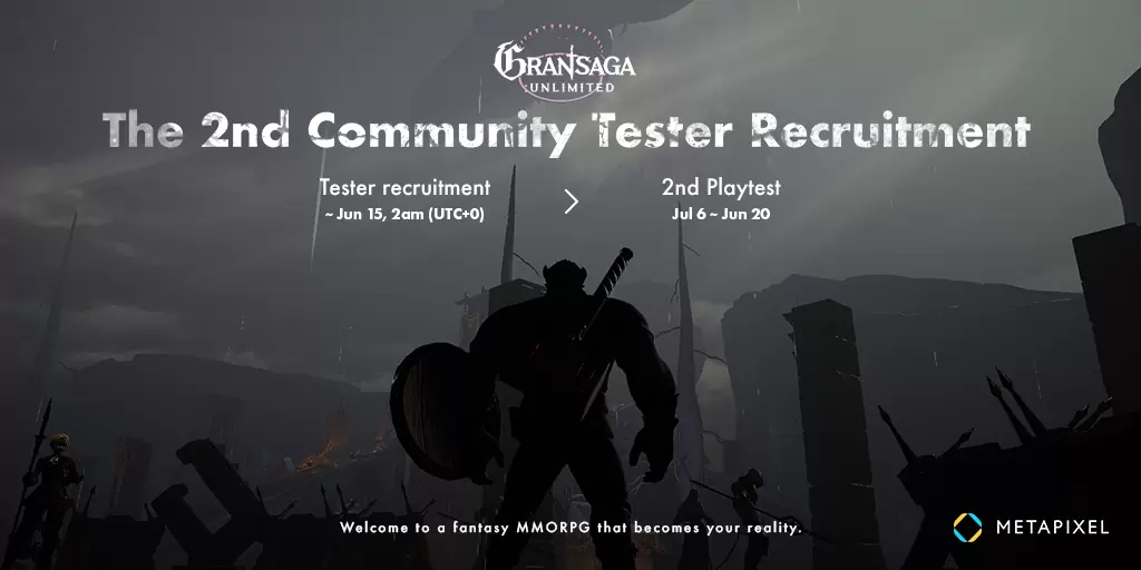 NPIXEL旗下全新Web3遊戲PC MMORPG《Gran Saga：Unlimited》測試招募活動報名正式開跑！