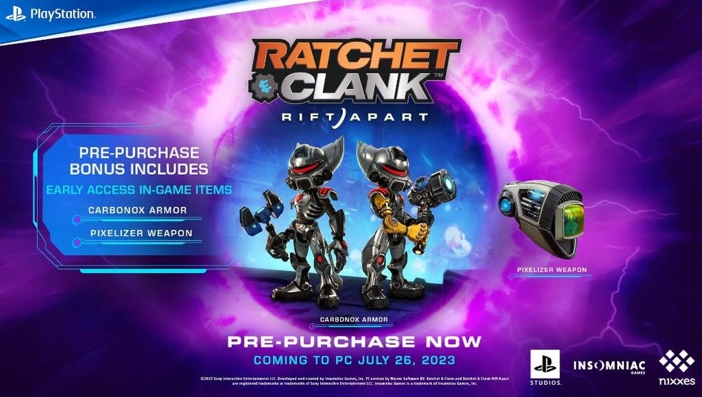 《Ratchet ＆ Clank：Rift Apart 拉捷特與克拉克：時空裂縫》PC 版發售日決定