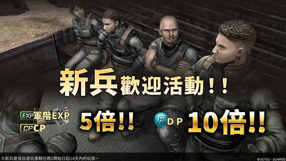 Steam 版《機動戰士鋼彈 激戰任務2》5/3 正式開服！同步舉辦「起步衝刺活動」