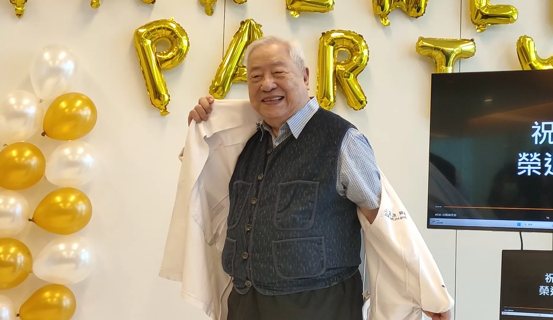 影/全台首位直腸外科范宏二醫師92歲退休