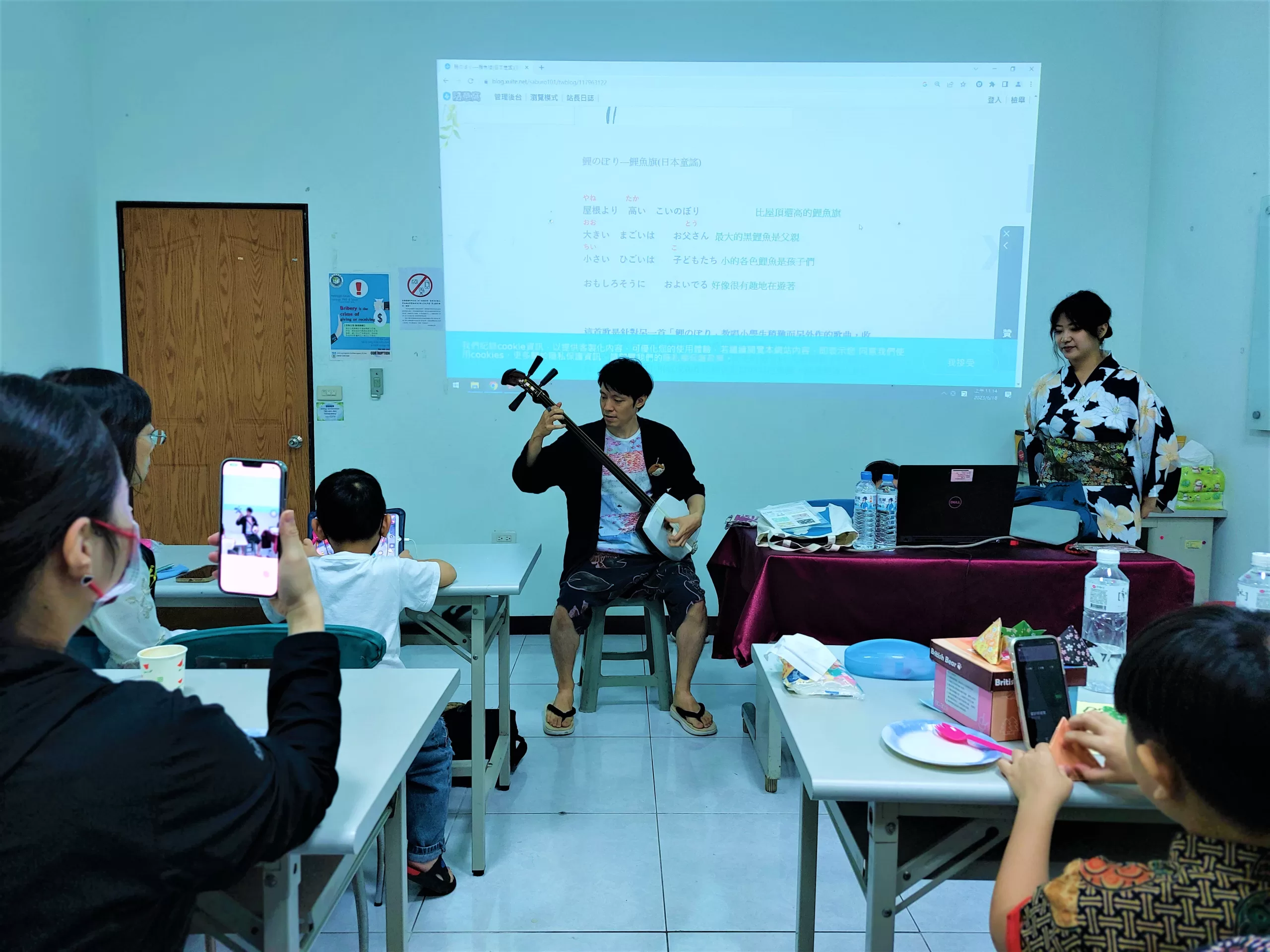 屏東移民署與新住民體驗日式端午節