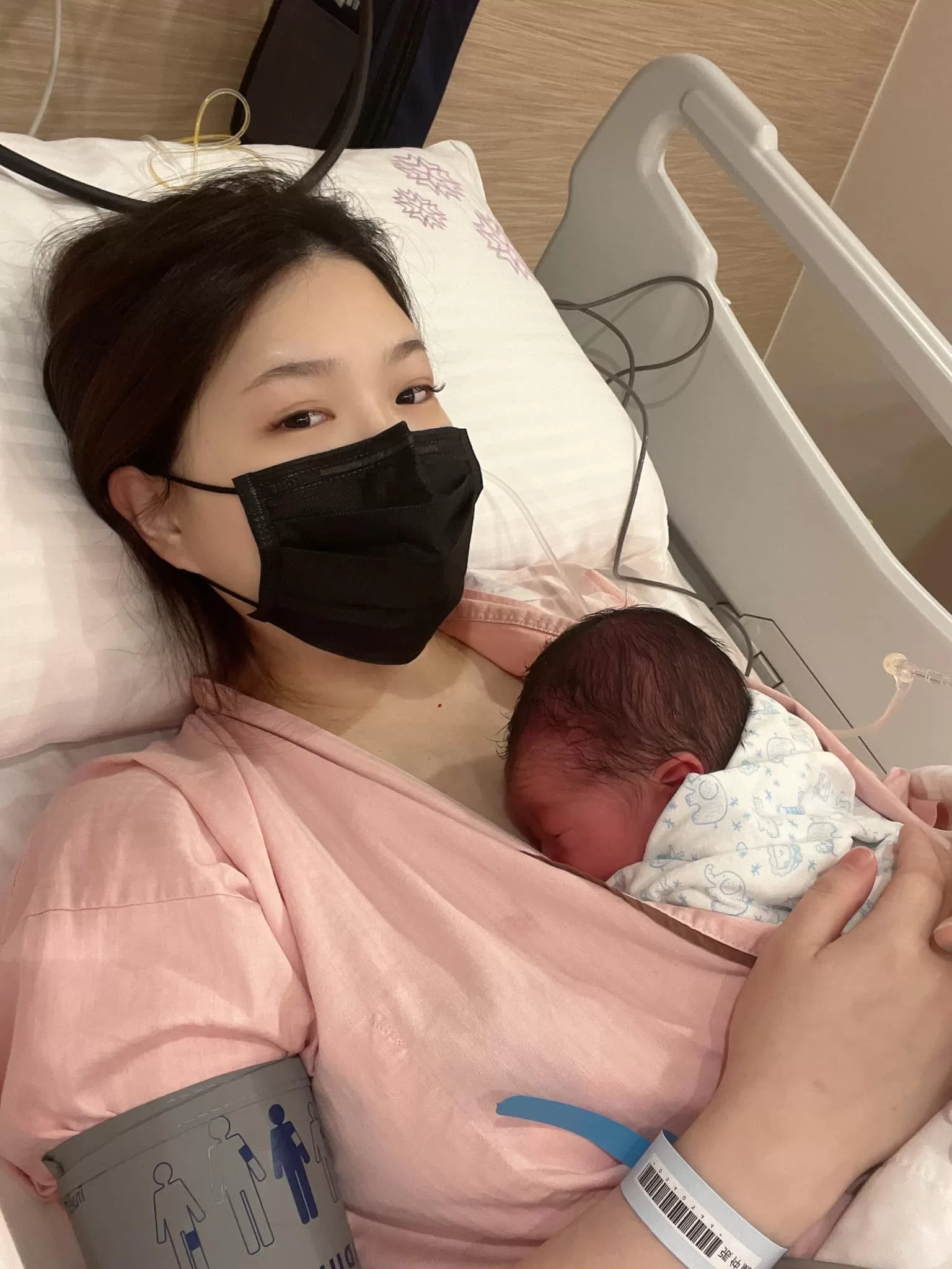 老婆突宮縮送醫　張雁名兒子「地瓜球」驚喜報到