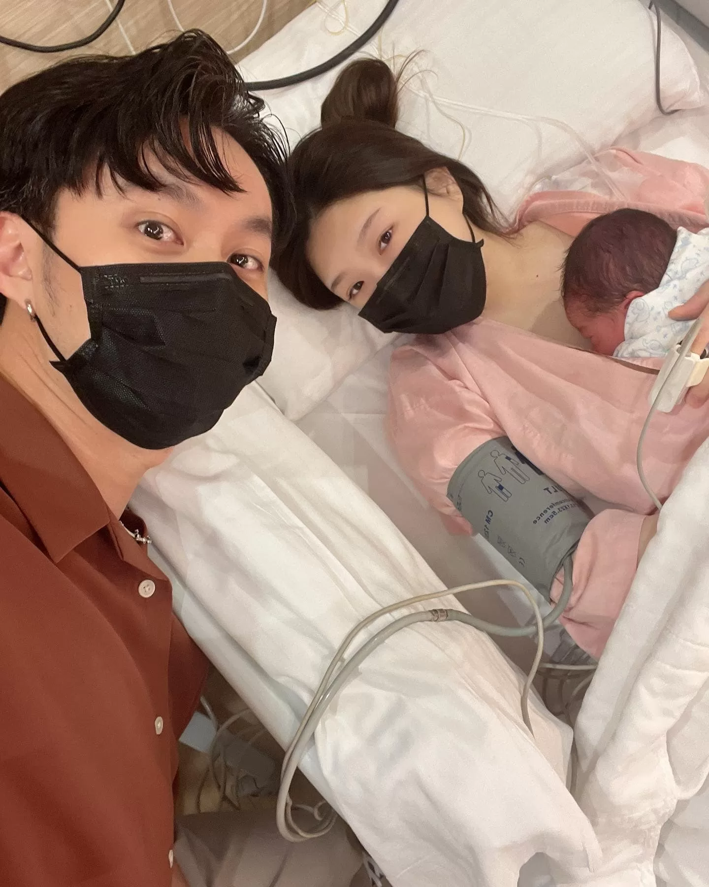 老婆突宮縮送醫　張雁名兒子「地瓜球」驚喜報到
