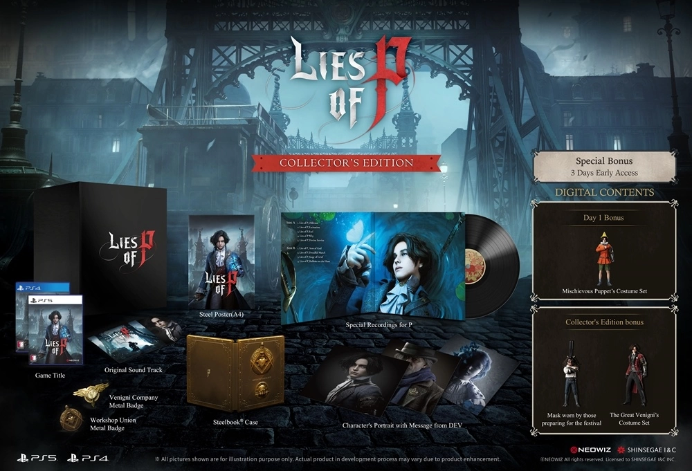 魂系ARPG 《Lies of P》即日推出免費「體驗版」！9月19日將正式發售、現正接受預購