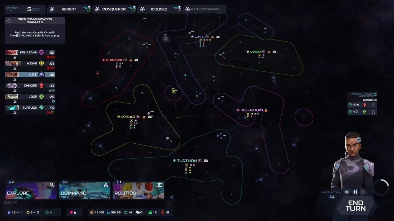 《Stellaris 恆星戰役》世界觀 4X 回合制戰略《Stellaris Nexus》新品節免費 demo 開放試玩