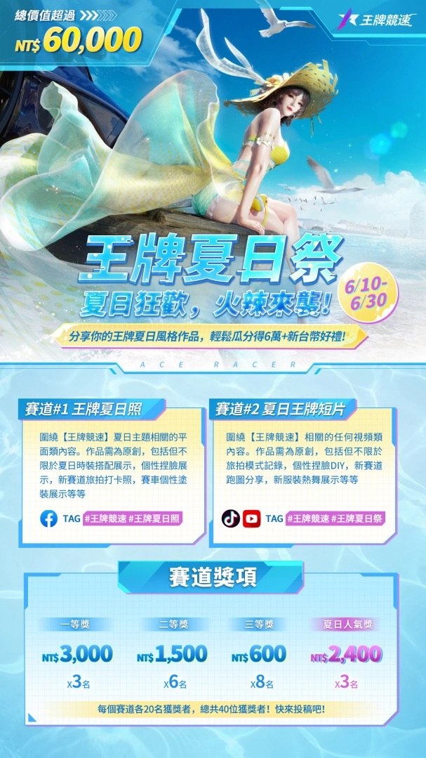 《王牌競速》新賽季S3機械降神，開啟仲夏狂歡系列活動