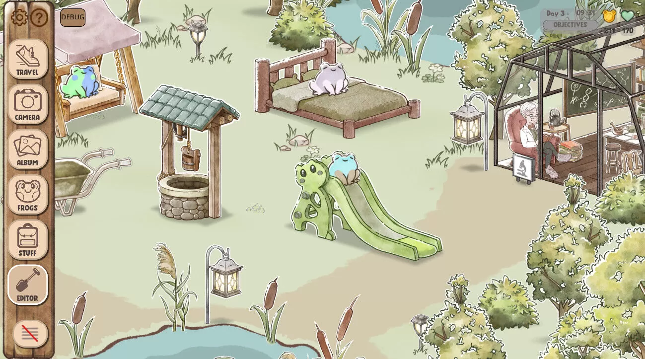 《Kamaeru：A Frog Refuge》休閒模擬新作發表，打造適合青蛙們居住的舒適樂園