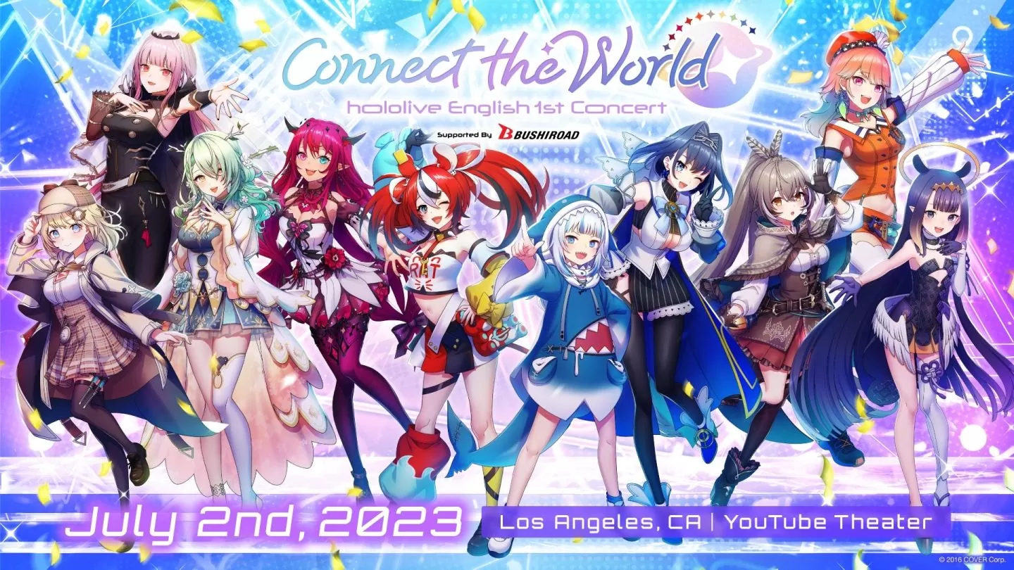 hololive EN 第一首原創團體歌曲「Connect the World」MV 正式公開