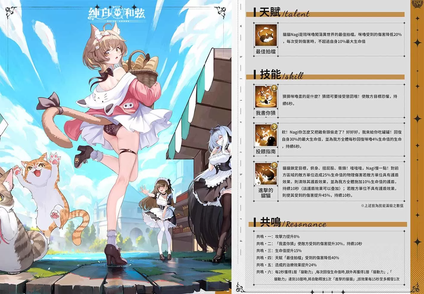 《純白和弦》X「杏仁ミル」大型聯動企劃開跑！SSR樂姬「杏仁ミル．量產型」可愛登場