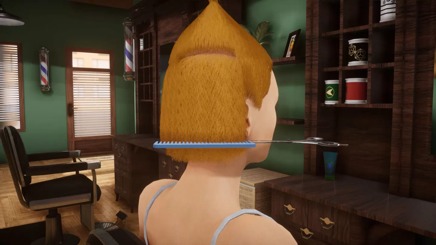 Steam 模擬經營新作《美髮師模擬器》發表，從洗頭到造型染髮全都一手包辦！