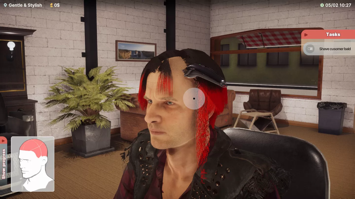Steam 模擬經營新作《美髮師模擬器》發表，從洗頭到造型染髮全都一手包辦！