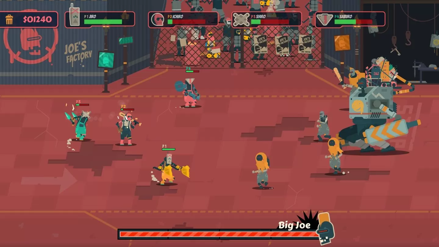 2D 格鬥動作《PixelJunk Scrappers Deluxe》7/27 發售，把擋路的傢伙通通扔進垃圾車！