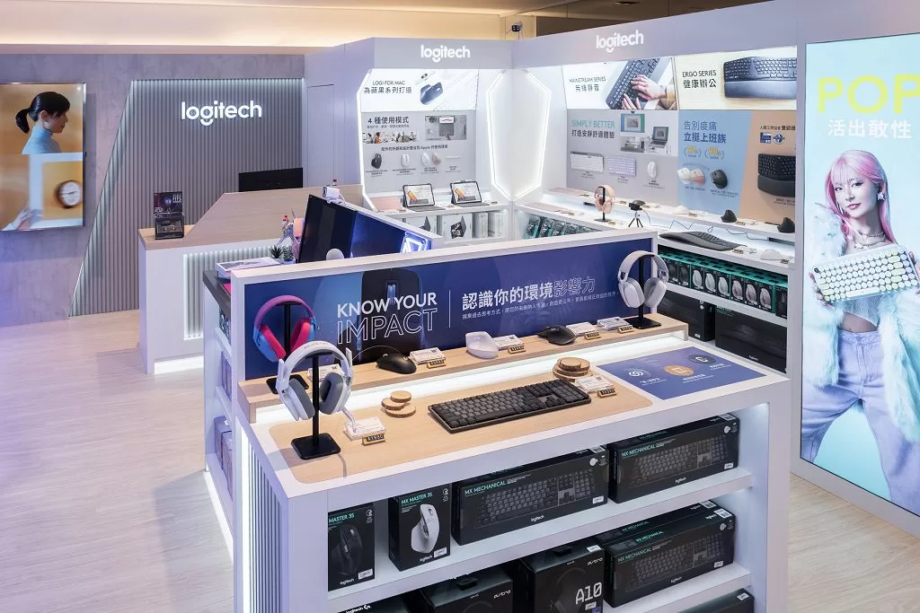 搶攻高階零售市場　Logi Store 台中新光三越品牌店開幕