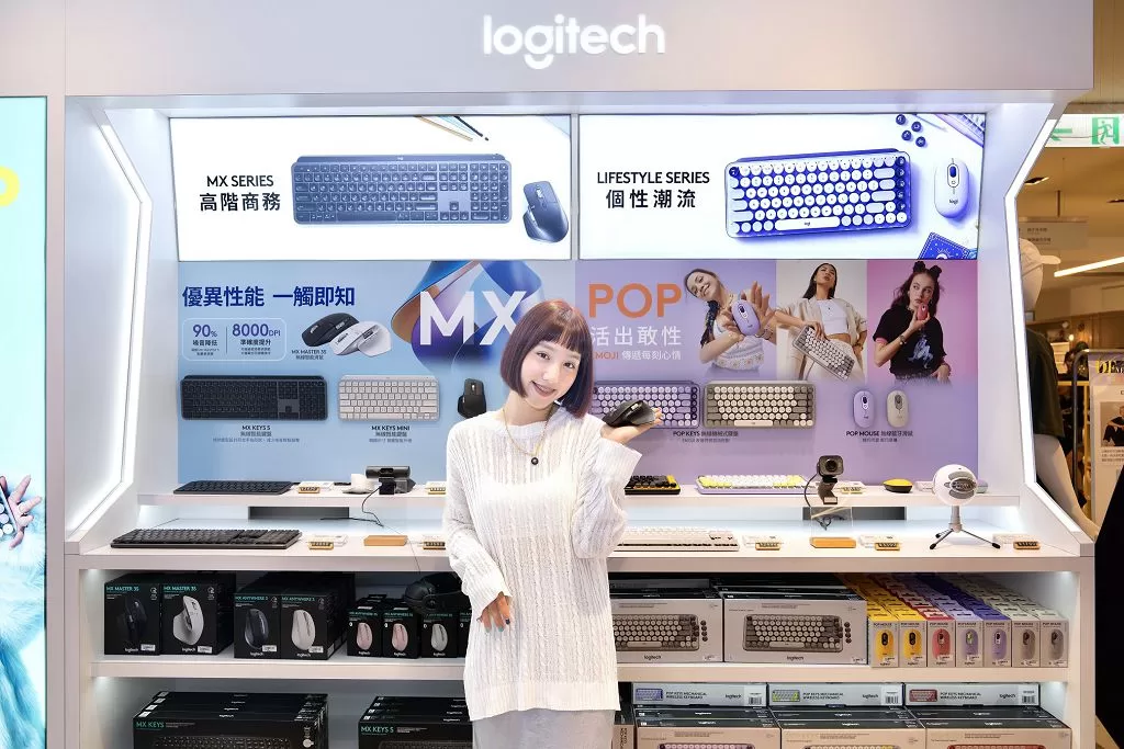 搶攻高階零售市場　Logi Store 台中新光三越品牌店開幕