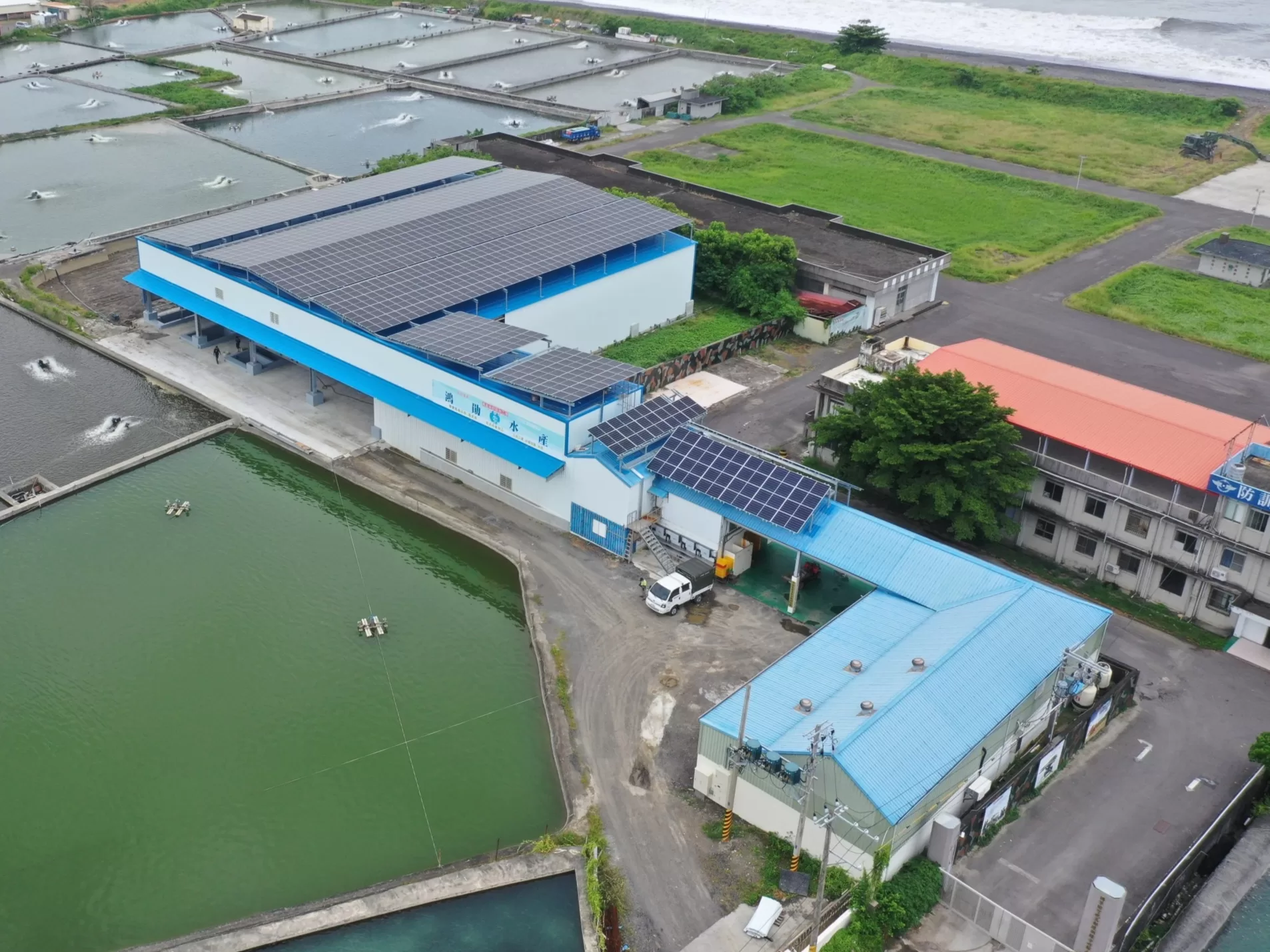 屏東枋山魚塭創新漁電共生模式 永續發展創雙贏