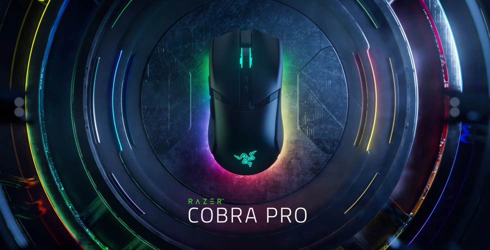 全新RAZER COBRA PRO 與 RAZER COBRA 系列展露鋒芒 完美適合遊戲的獨特滑鼠