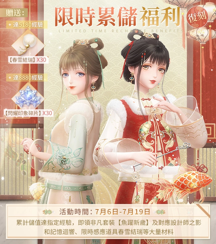 《閃耀暖暖》主題活動「花開曈曈 虎佑祺安」復刻 「果綠時光」福利活動開啟