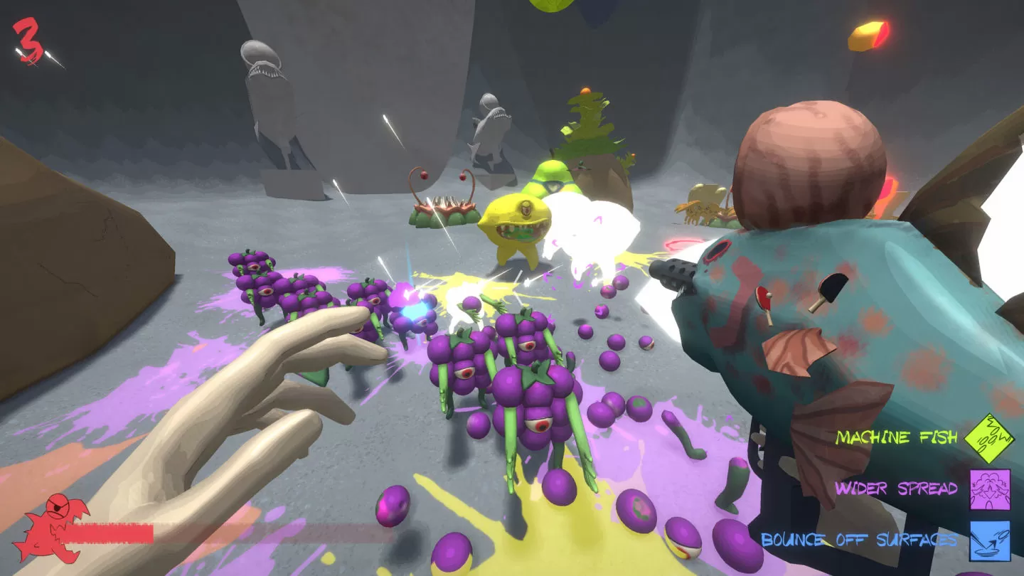 Steam 搞笑 FPS《FISHGUN》免費推出，把害海洋乾枯的邪惡水果通通打飛！