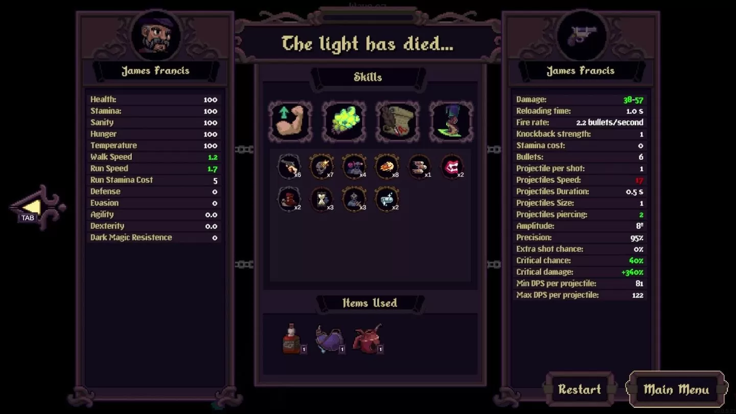 《When the Light Dies》Roguelite 生存射擊發表，不斷戰鬥擊潰心中潛伏的恐懼與黑暗