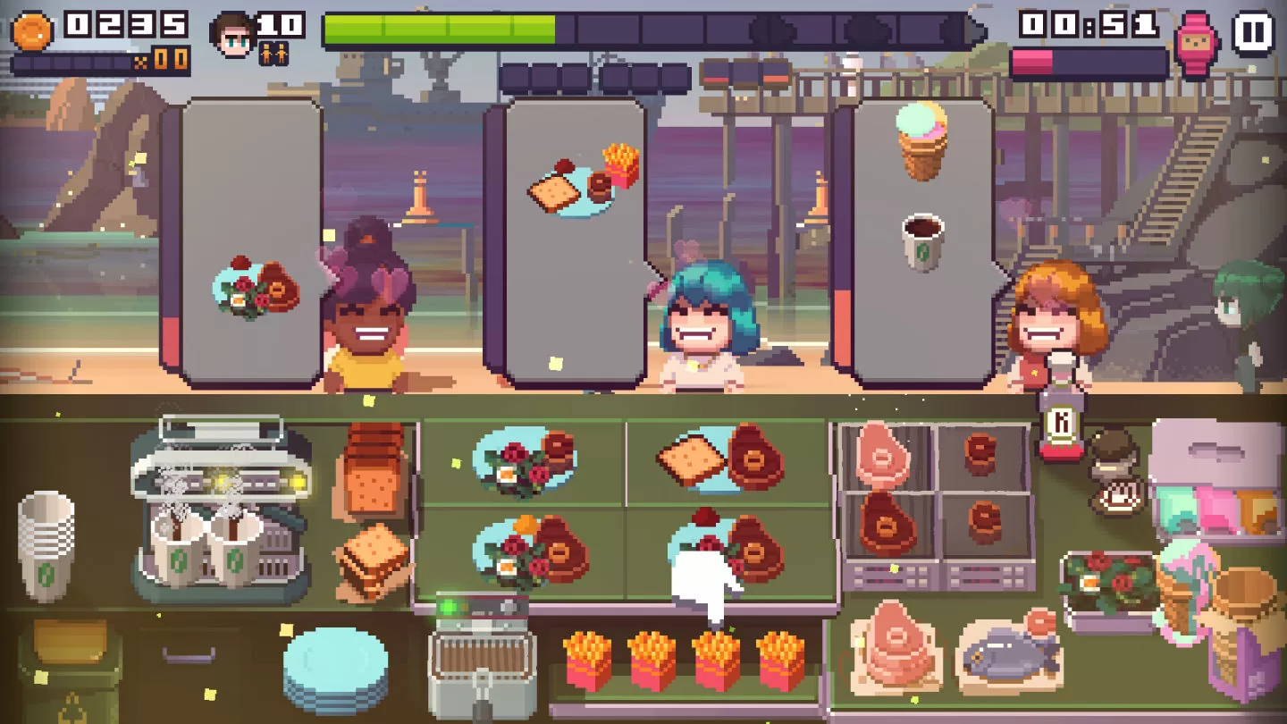 像素風敘事模擬《Pixel Cafe》推出 Xbox 免費體驗版，見證女主角追夢的成長故事