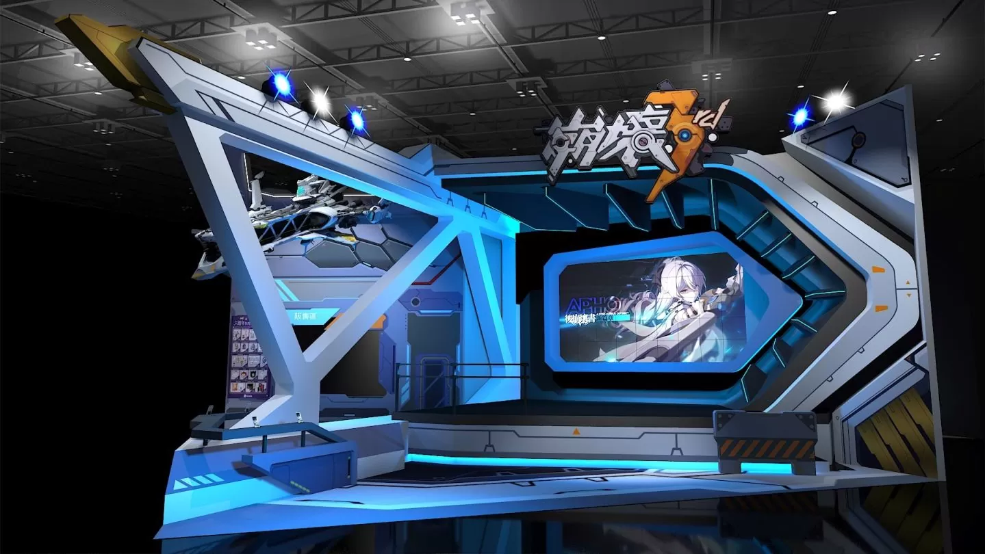 《崩壞3rd》2023參展漫畫博覽會 新休伯利安號等比模型迎接艦長登船！