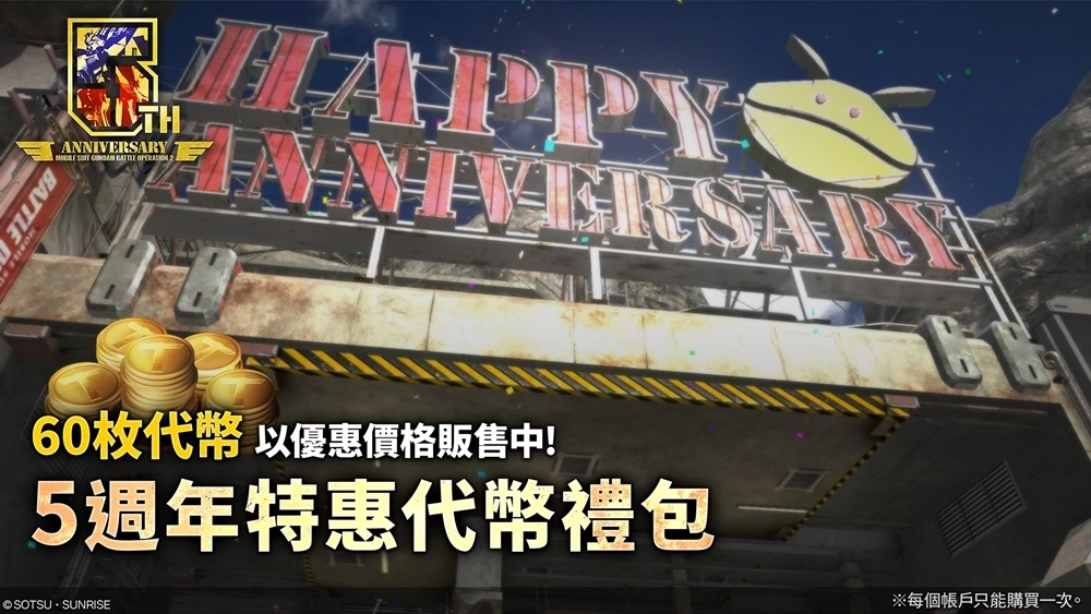 《機動戰士鋼彈 激戰任務2》推出「5週年大感謝祭」新機體「Hi-ν鋼彈」、新BOSS「艾爾美斯」即將登場