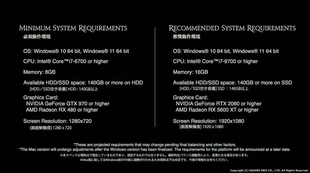 《FF14》7.0 新資料片《黃金的遺產》2024夏季上線，首度提昇畫質、Xbox Series X|S 版將舉行公測