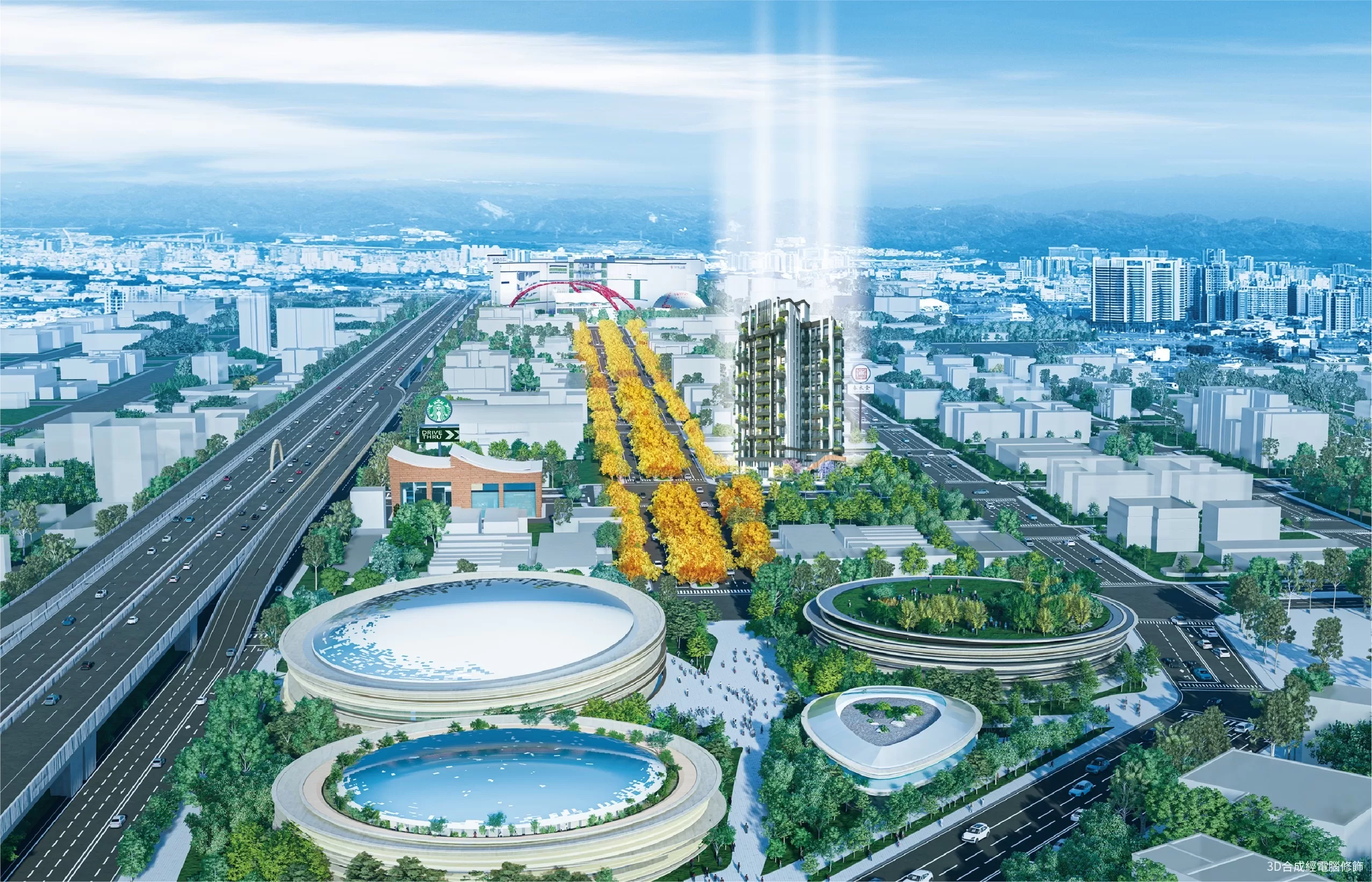 中台灣知名建案推出稀有69席 洲際松竹地標角地