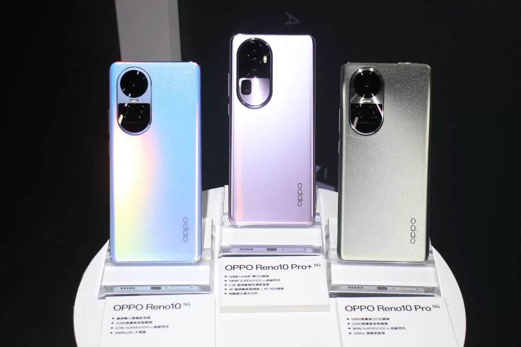 OPPO Reno10 系列新機台灣上市　真無線藍牙耳機 Enco Air3 Pro、平板 Pad 2 同步開賣