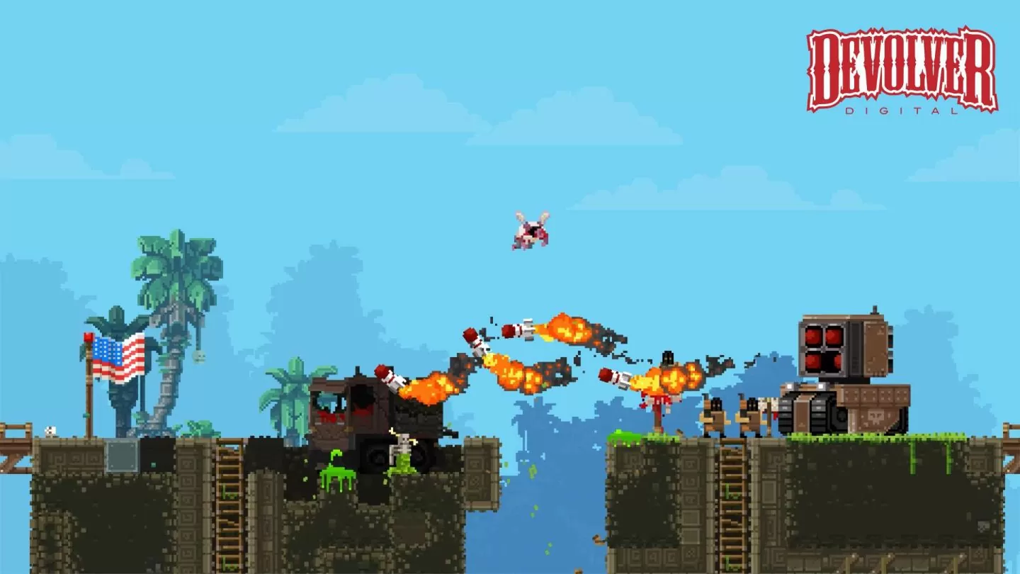 歡慶經典像素動作遊戲《Broforce》將在8/8迎接重大改版