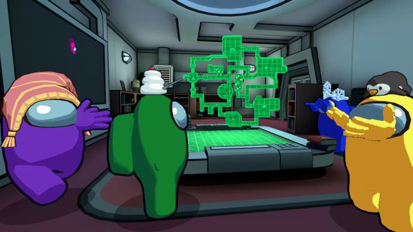 VR 宇宙狼人殺《Among Us VR》新地圖＆DLC 上線，戴上新帽子前往新天地！