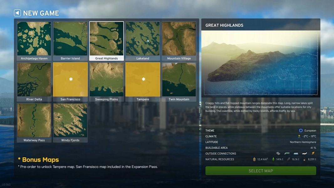 《Cities：Skylines II 大都會：天際2》公開最新開發影片，更大的地圖搭配主題讓你盡情建設