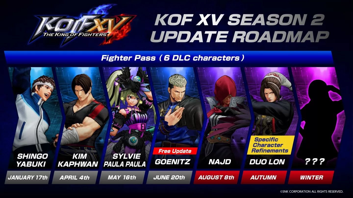 對戰格鬥遊戲《THE KING OF FIGHTERS XV》DLC 角色「娜吉德」將於8月8日上線！