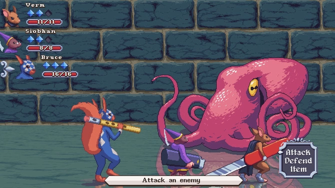 回合制 RPG 新作《Small Saga》11/16 發售，看憤怒的老鼠勇者如何對抗巨大敵人