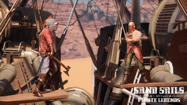《Sand Sails：Pirate Legends》海賊動作冒險發表！探索廣大沙海尋找未知寶藏