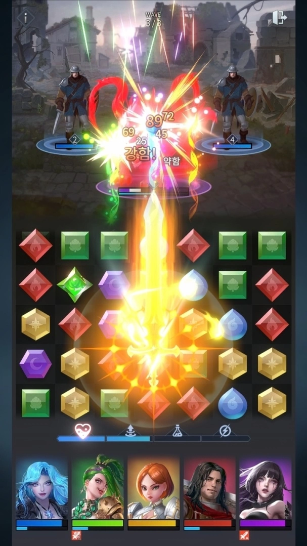 《Dungeon ＆ Stones》三消益智冒險 RPG 韓國限時公測開跑