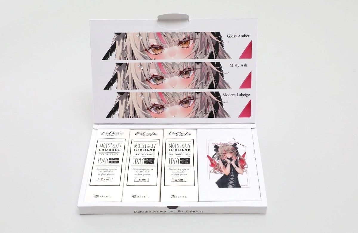 彩虹社 Vtuber「魔界之莉莉姆」和「勞倫．伊羅斯」＆日本彩色隱眼品牌推出聯名商品