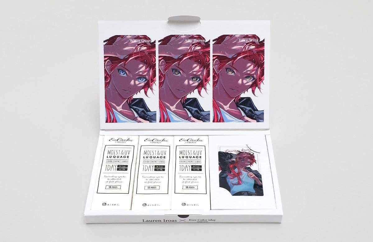 彩虹社 Vtuber「魔界之莉莉姆」和「勞倫．伊羅斯」＆日本彩色隱眼品牌推出聯名商品