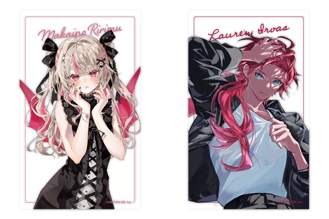 彩虹社 Vtuber「魔界之莉莉姆」和「勞倫．伊羅斯」＆日本彩色隱眼品牌推出聯名商品