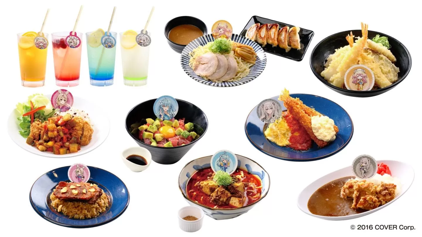 hololive 五期生 x 極樂湯合作活動 8 月底舉辦，限定周邊與美味餐點搶先看