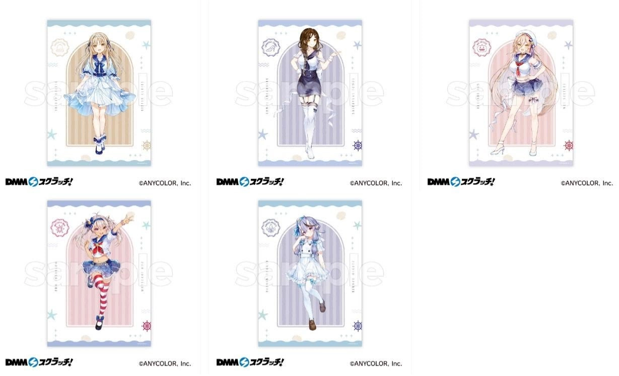 彩虹社 NIJISANJI 第十彈周邊即日起在「DMM星願池」與日本同步發售！