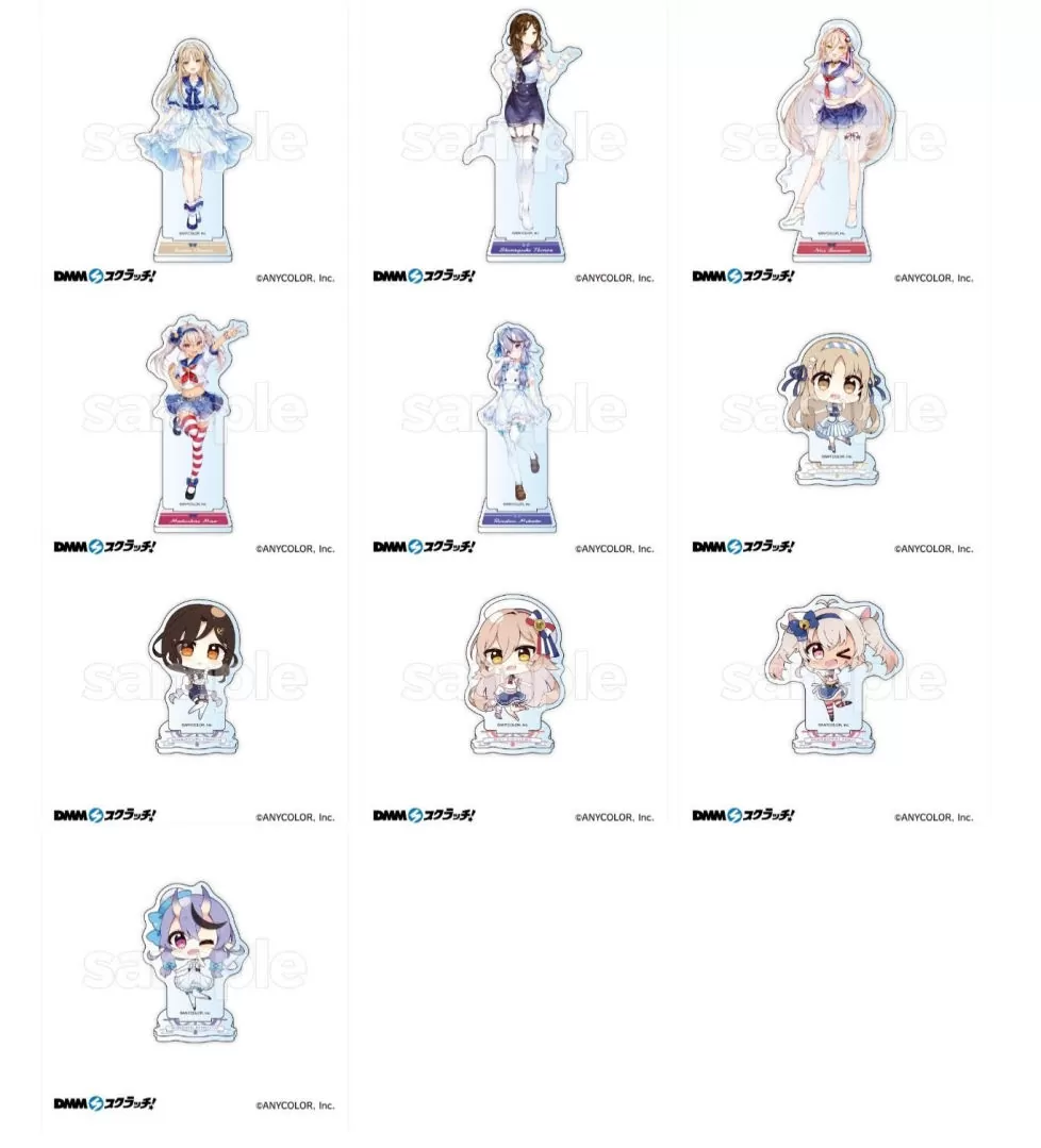 彩虹社 NIJISANJI 第十彈周邊即日起在「DMM星願池」與日本同步發售！