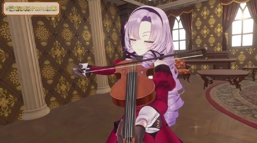 彩虹社金盾 Vtuber 壹百滿天原莎樂美 3D 亮相秀 MRI 檢查與斷頭台表演創 17 萬人同接紀錄