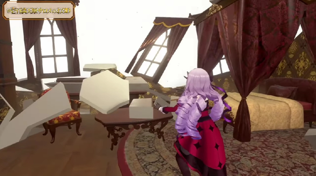 彩虹社金盾 Vtuber 壹百滿天原莎樂美 3D 亮相秀 MRI 檢查與斷頭台表演創 17 萬人同接紀錄