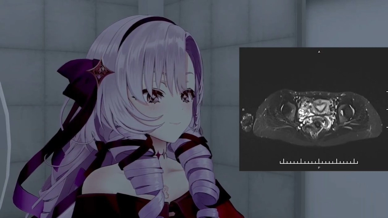 彩虹社金盾 Vtuber 壹百滿天原莎樂美 3D 亮相秀 MRI 檢查與斷頭台表演創 17 萬人同接紀錄
